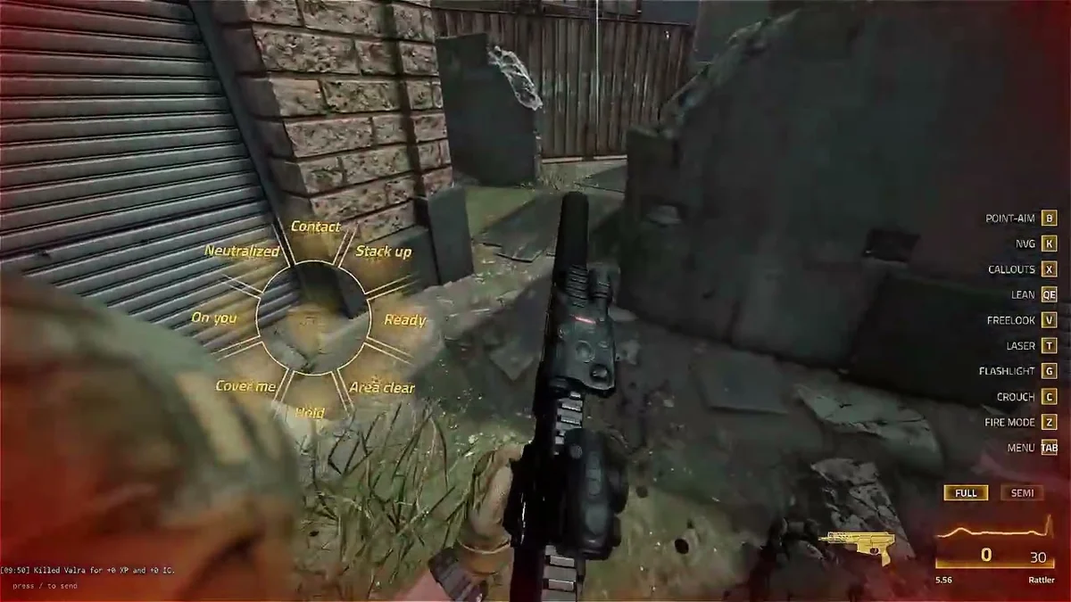 Official TTK Testing gameplay image for the updates section